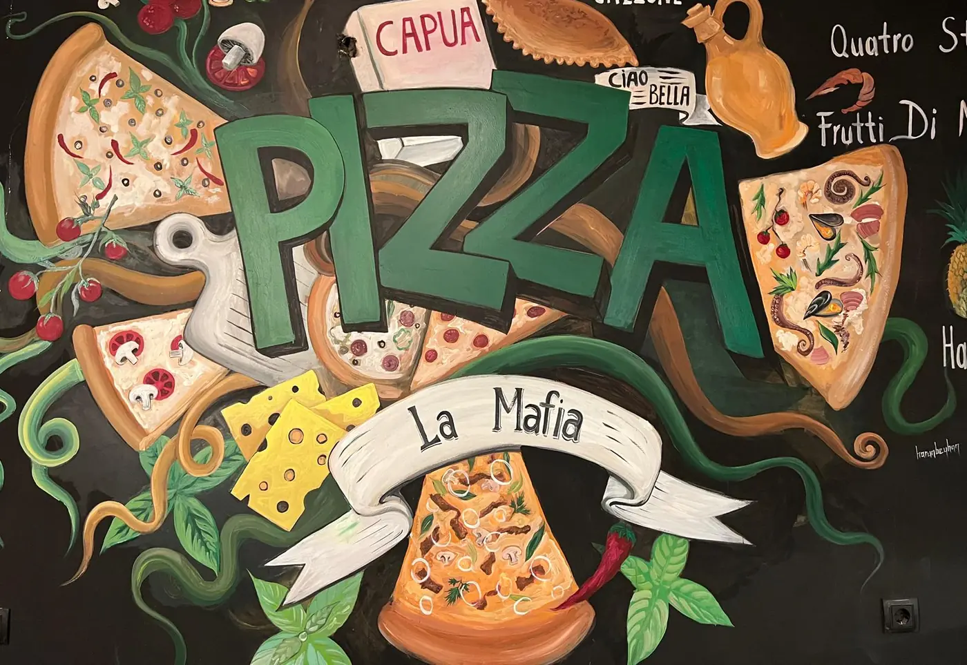 Capua Pizza karşılama